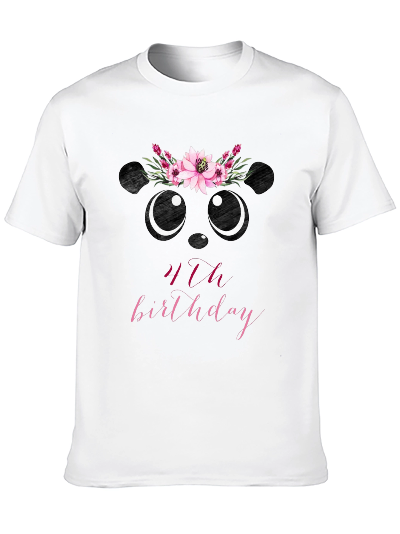 4th Birthday Panda T-Shirt