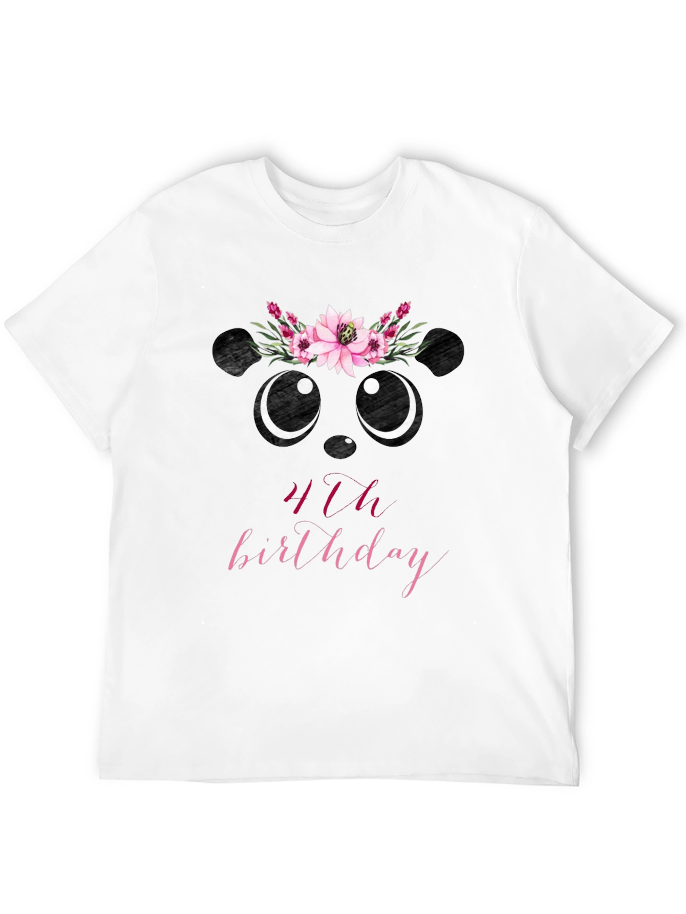 4th Birthday Panda T-Shirt
