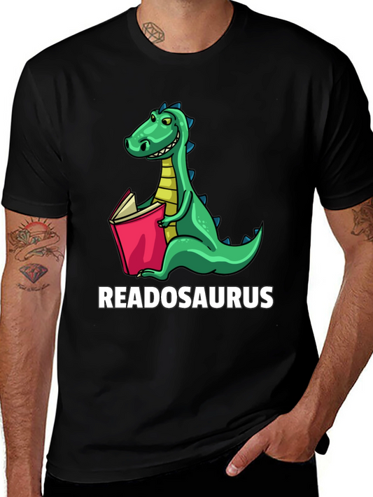 Readosaurus Dinosaur T-Shirt - Book Lover Tee