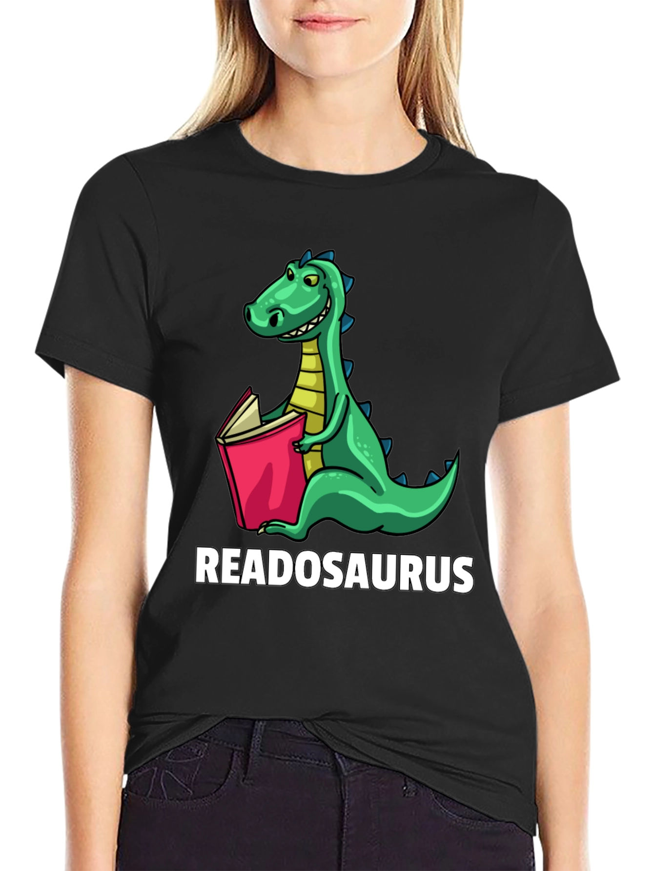 Readosaurus Dinosaur T-Shirt - Book Lover Tee