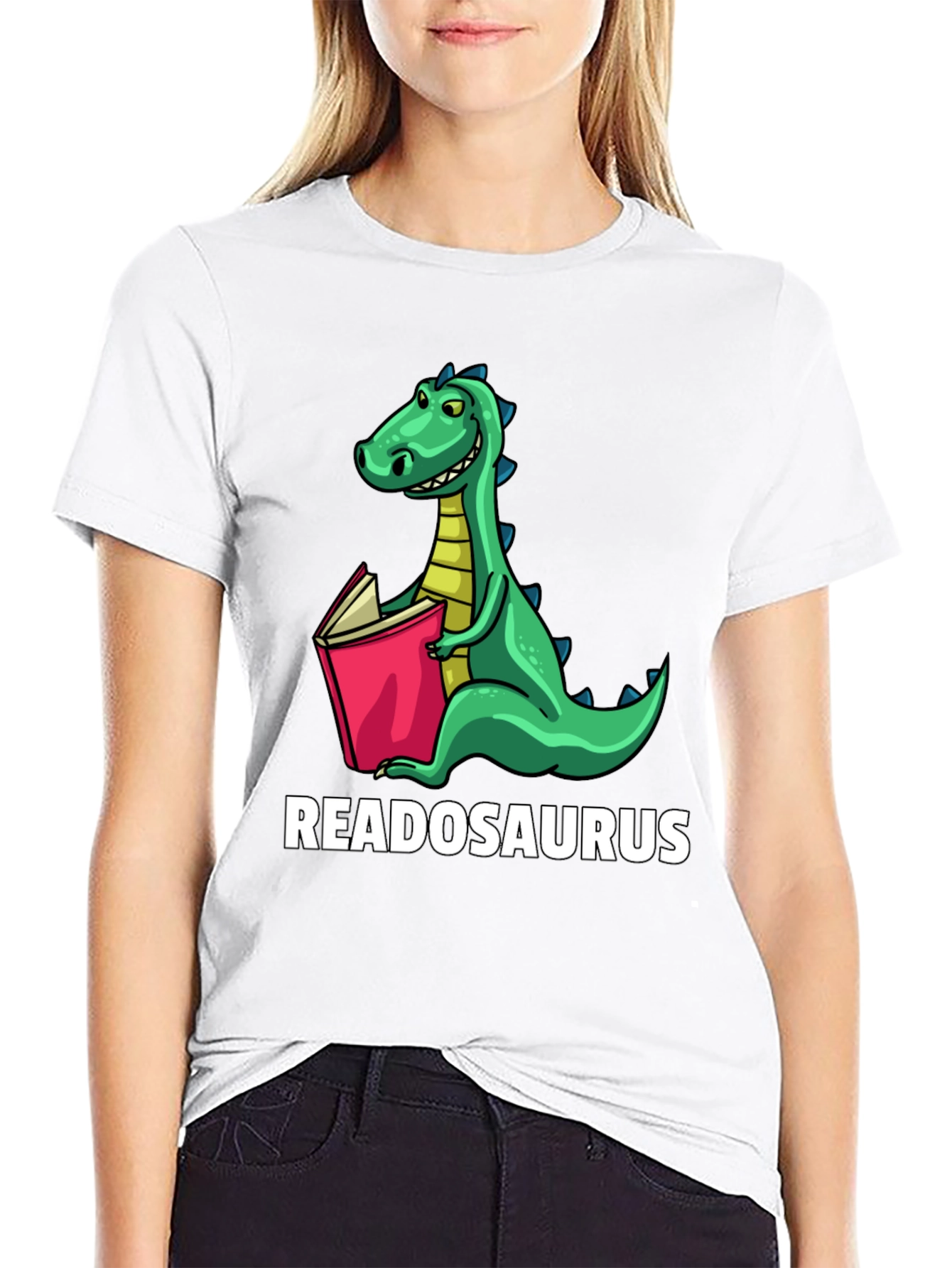 Readosaurus Dinosaur T-Shirt - Book Lover Tee
