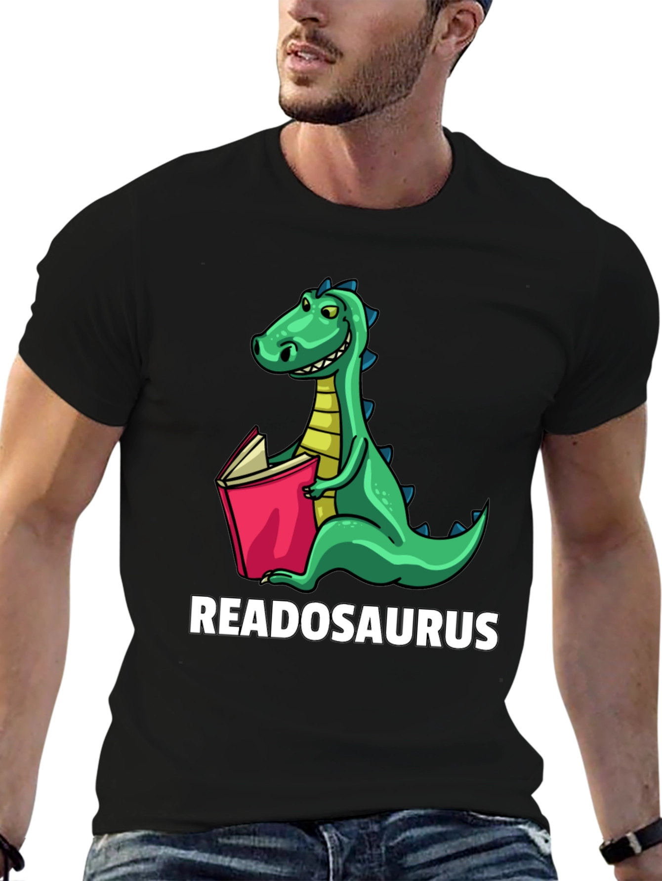 Readosaurus Dinosaur T-Shirt - Book Lover Tee