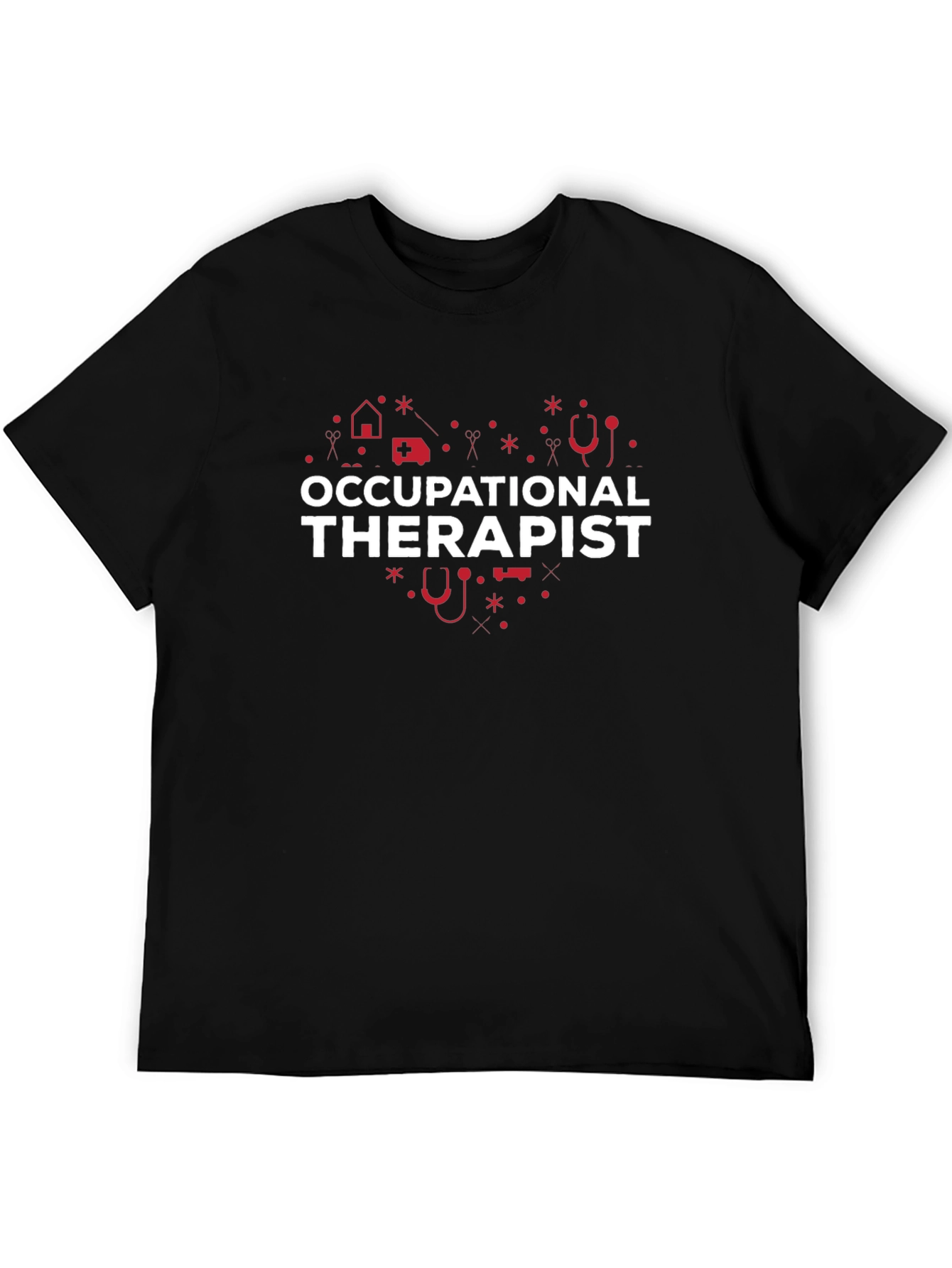 Occupational Therapist Heart Graphic T-Shirt