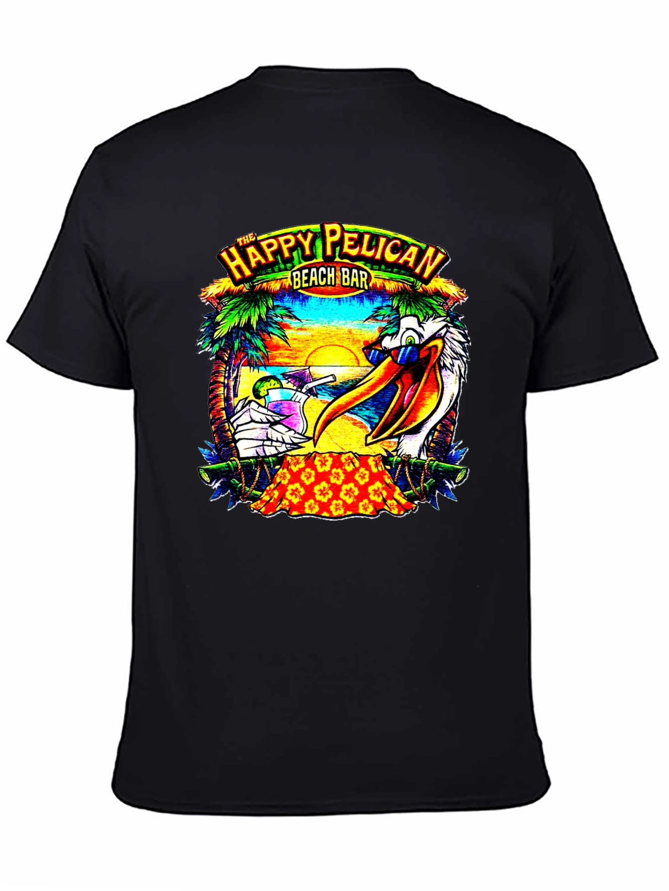 Happy Pelican Beach Bar T-Shirt