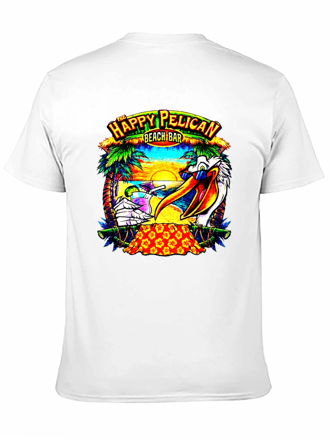 Happy Pelican Beach Bar T-Shirt