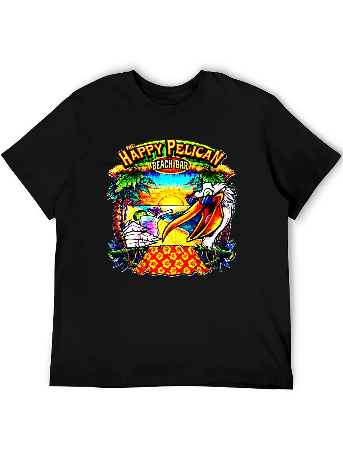 Happy Pelican Beach Bar T-Shirt