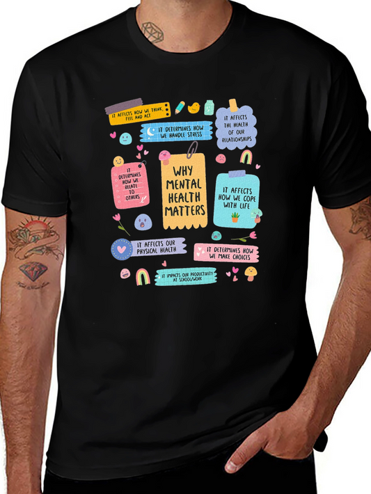 Mental Health Matters Graphic T-Shirt