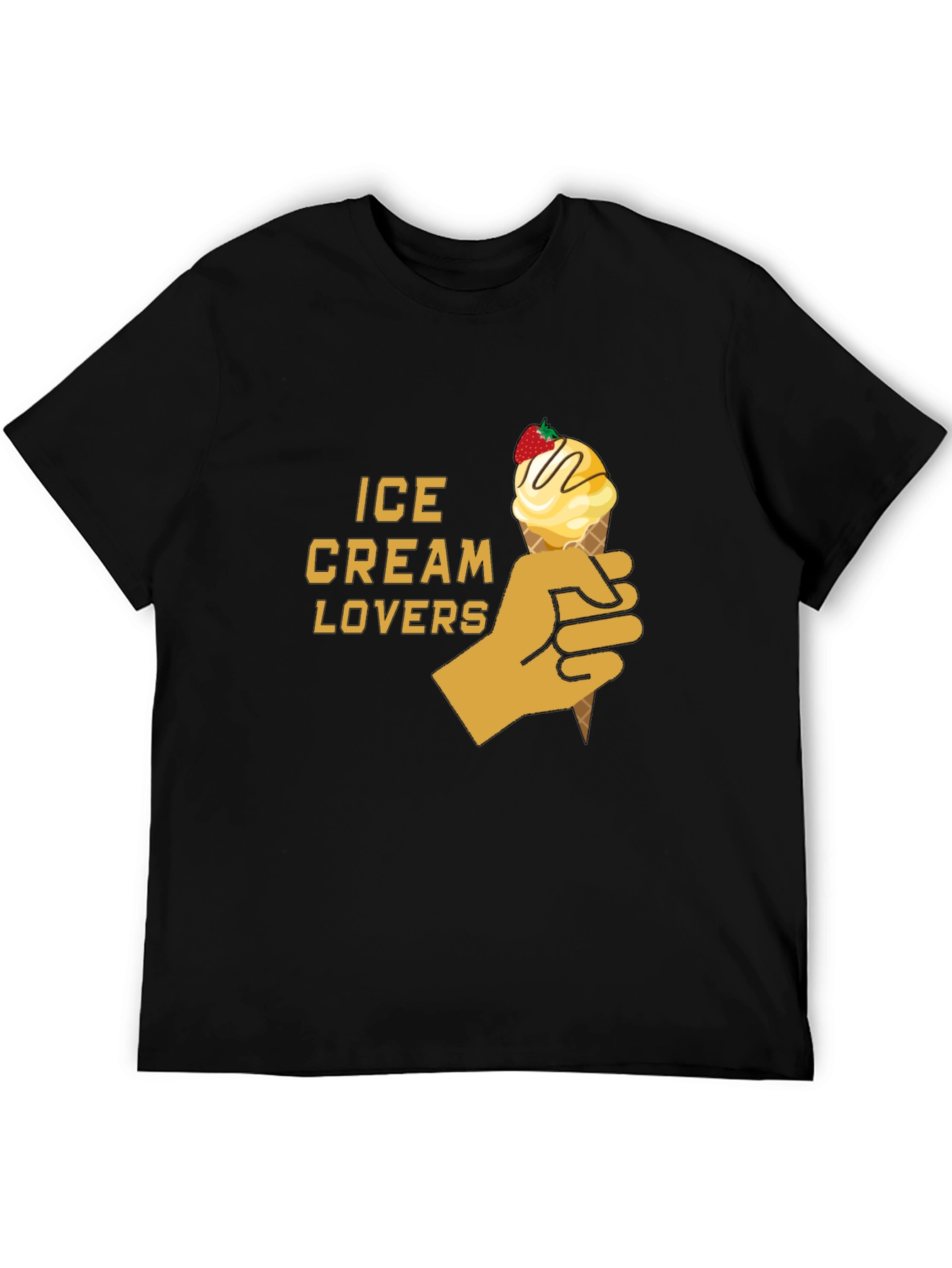Ice Cream Lovers Graphic T-Shirt