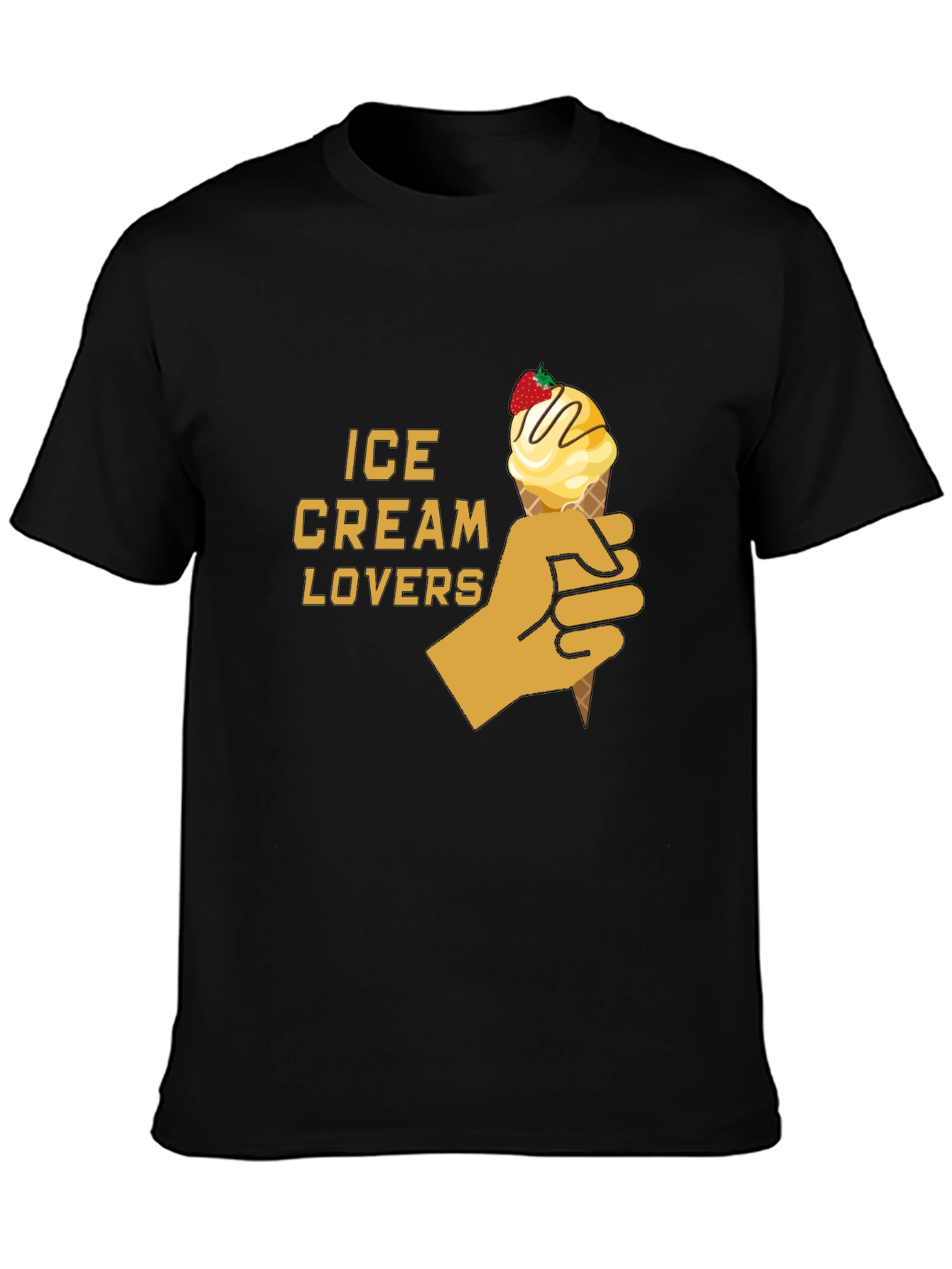 Ice Cream Lovers Graphic T-Shirt