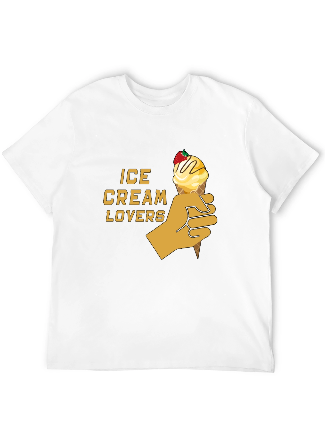 Ice Cream Lovers Graphic T-Shirt
