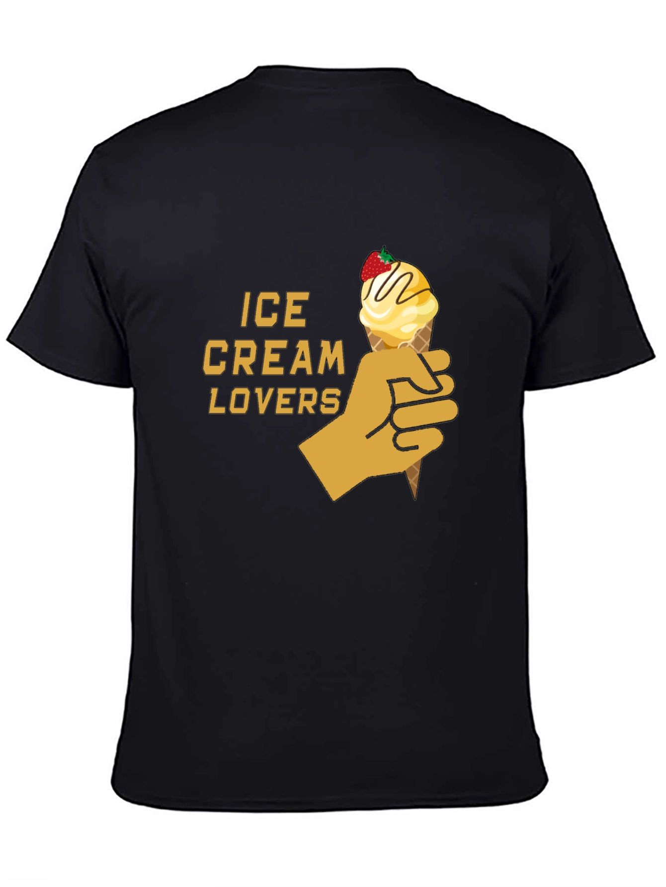 Ice Cream Lovers Graphic T-Shirt