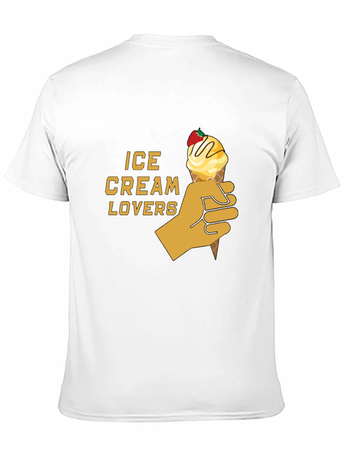 Ice Cream Lovers Graphic T-Shirt