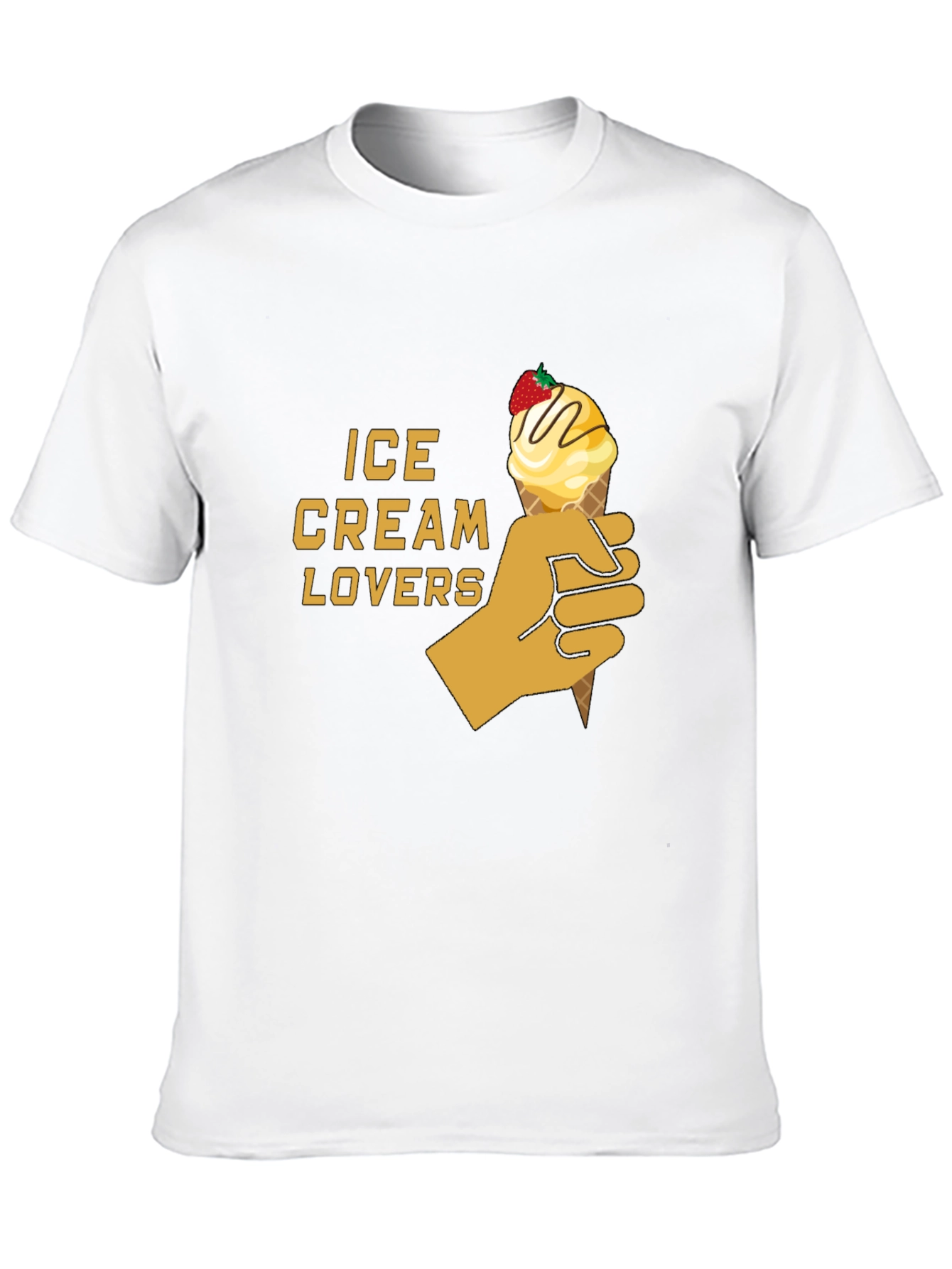 Ice Cream Lovers Graphic T-Shirt