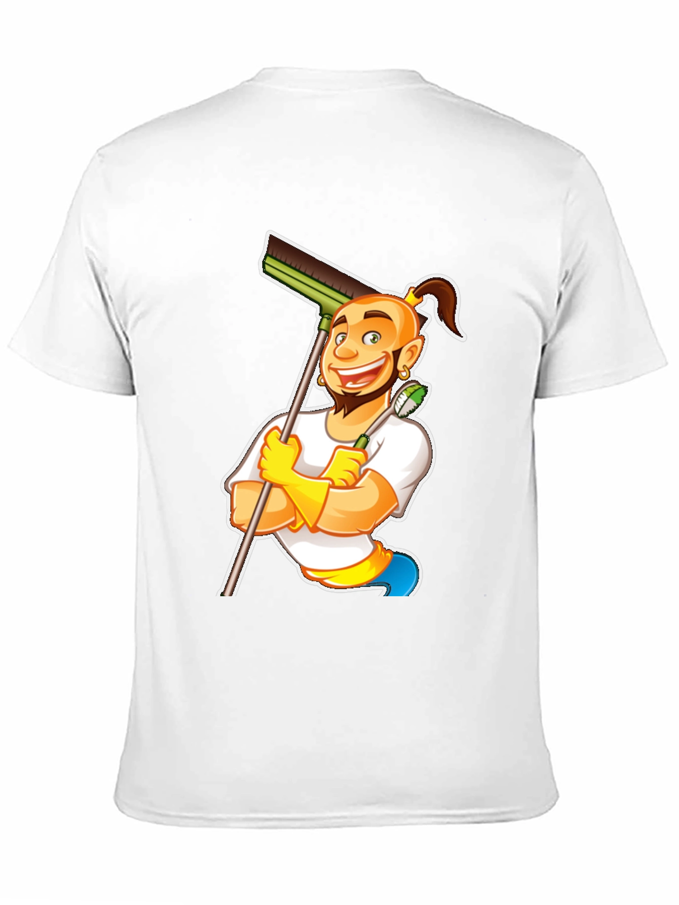 Funny Cleaning Cartoon T-Shirt