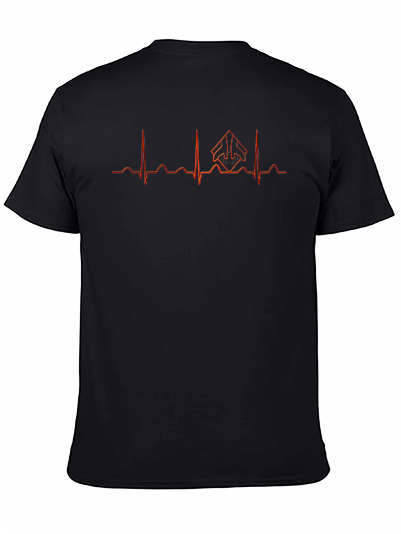 Heartbeat Kiteboarding Black T-Shirt
