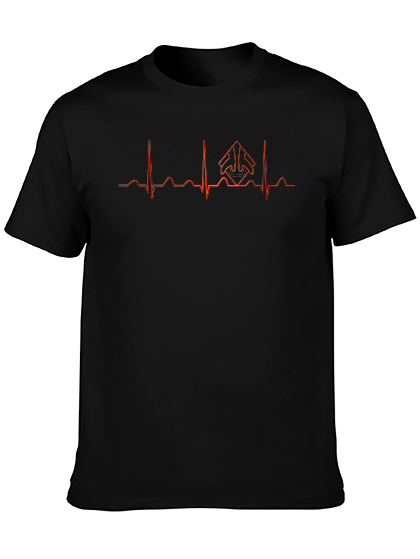 Heartbeat Kiteboarding Black T-Shirt