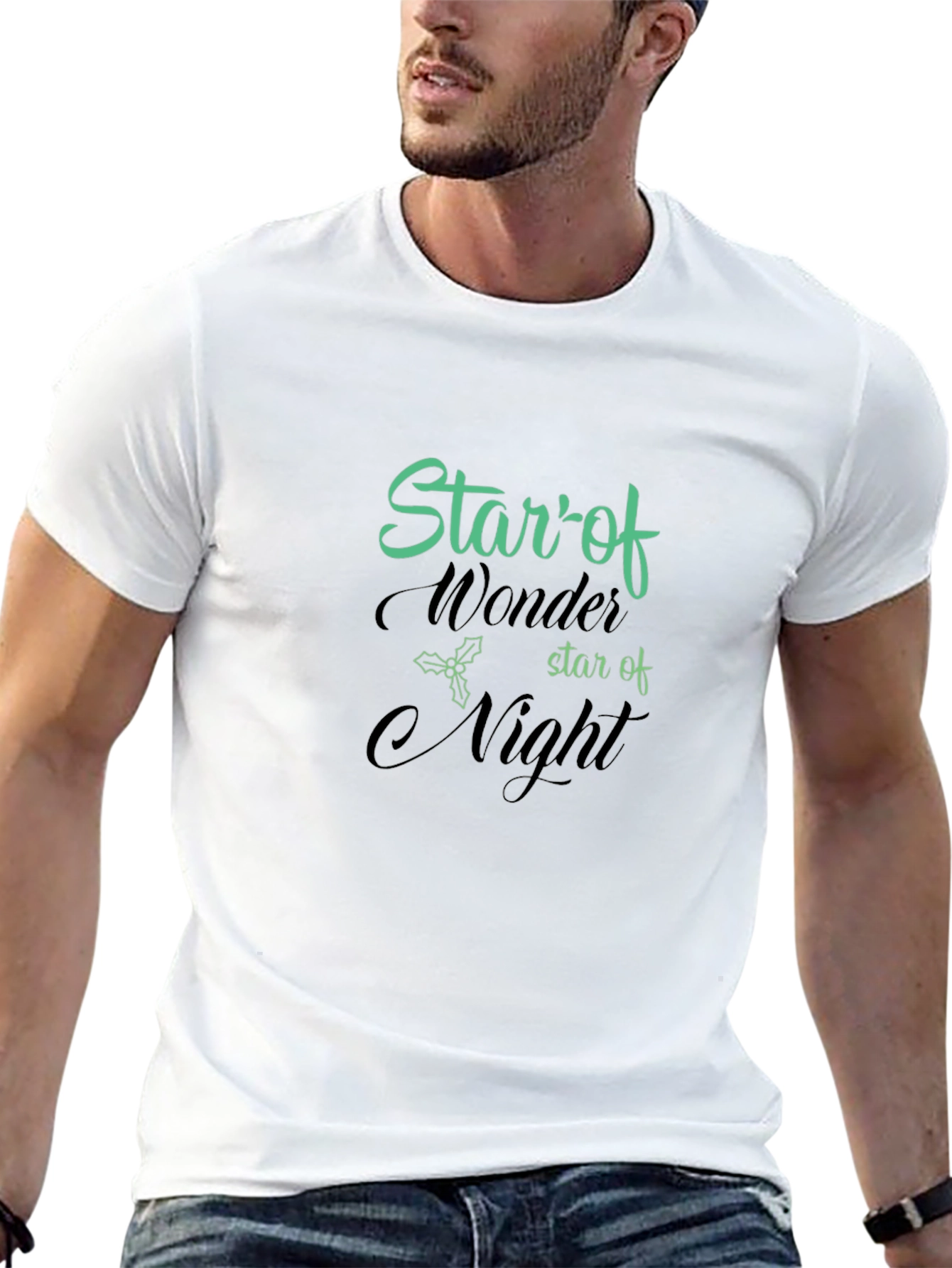 Star of Wonder Christmas Graphic T-Shirt