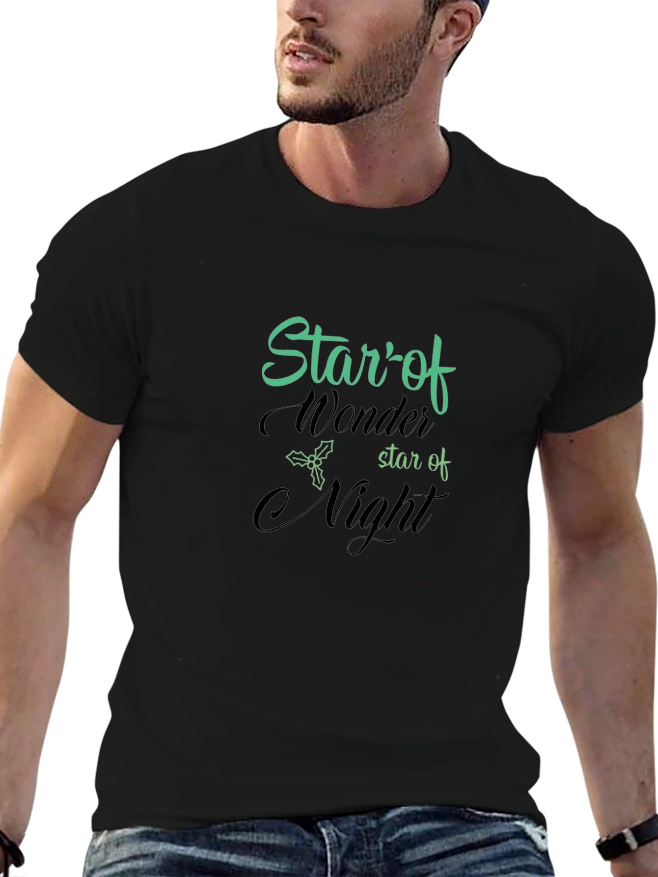 Star of Wonder Christmas Graphic T-Shirt