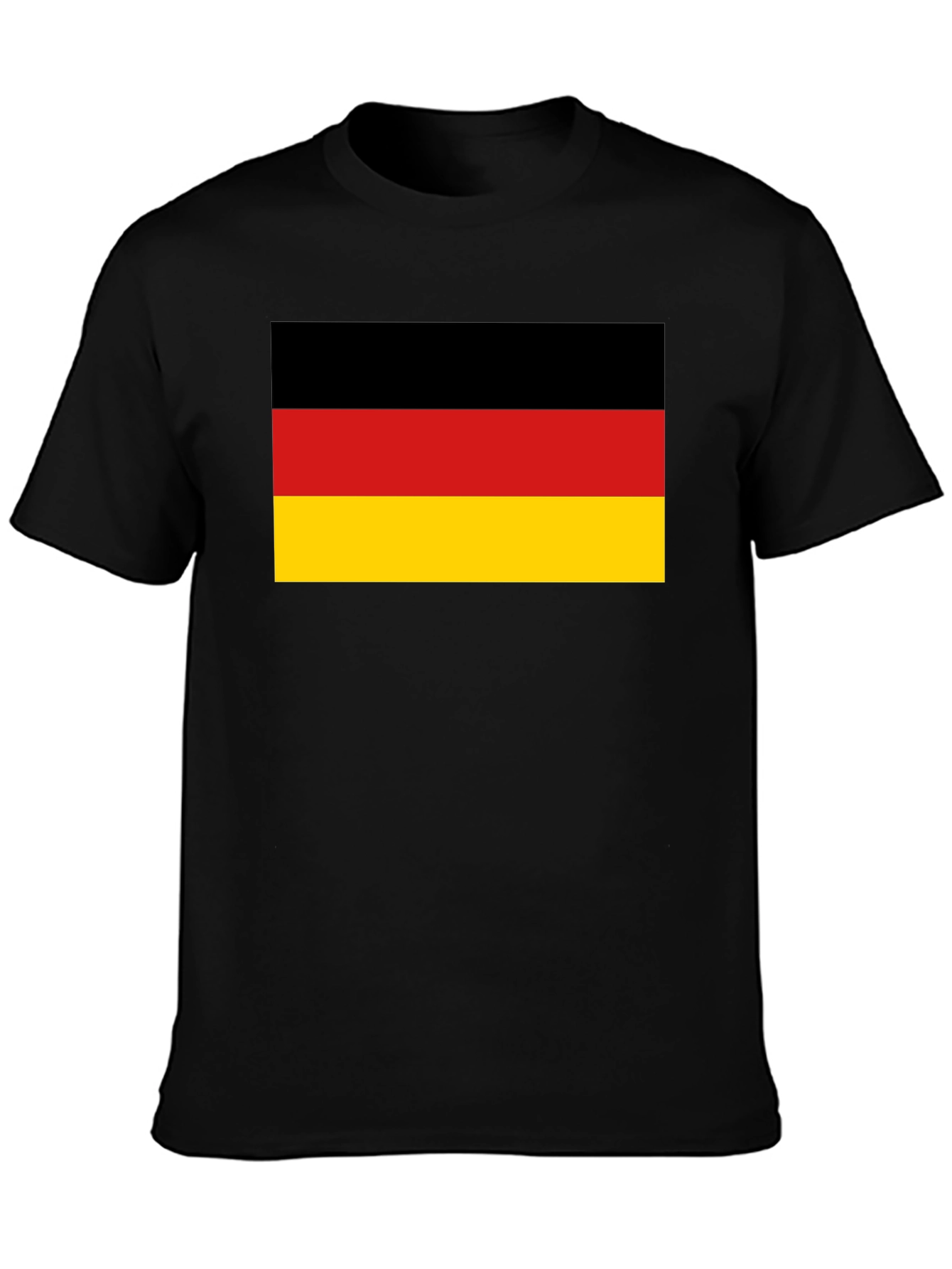 Germany Flag T-Shirt - Black Cotton Tee