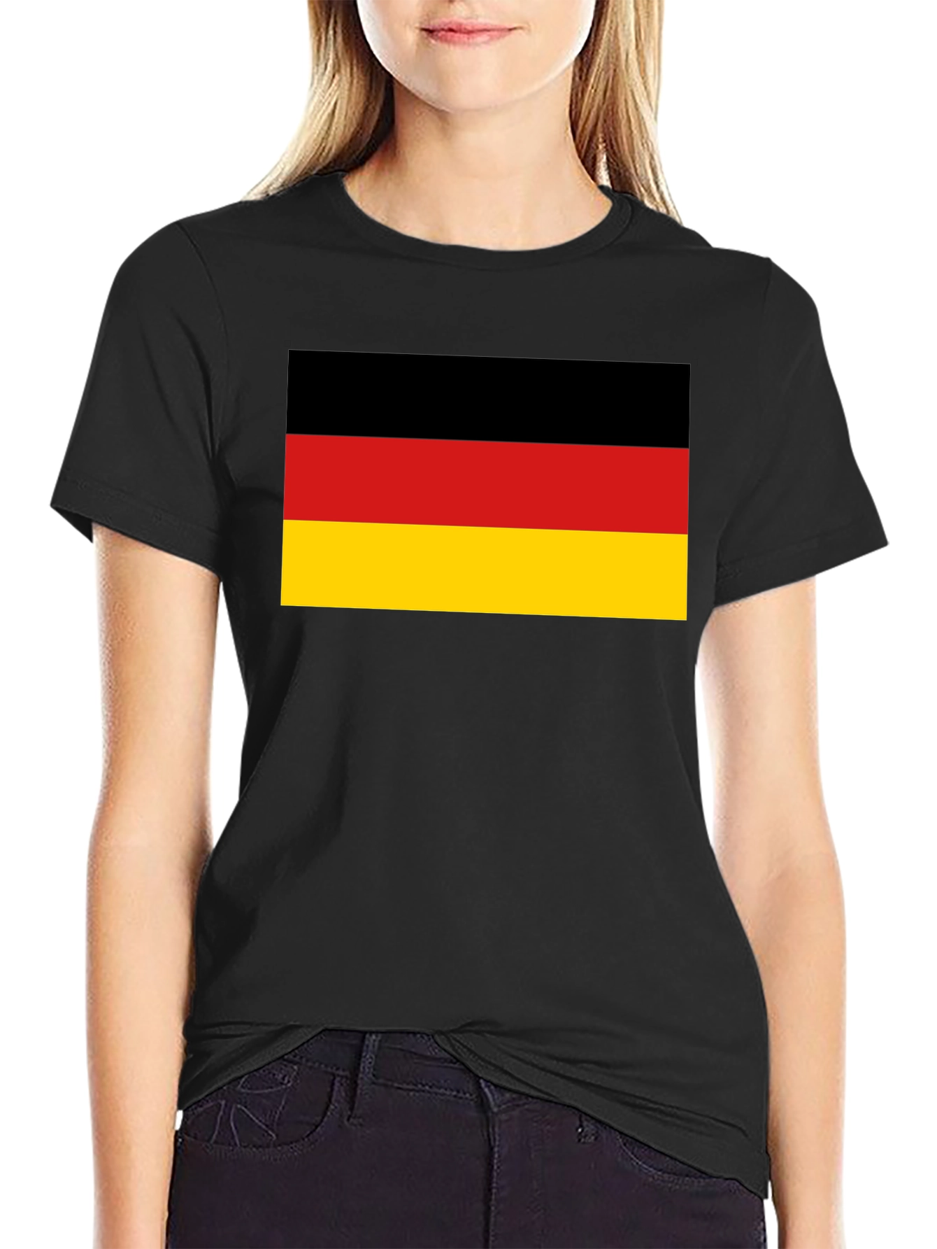 Germany Flag T-Shirt - Black Cotton Tee