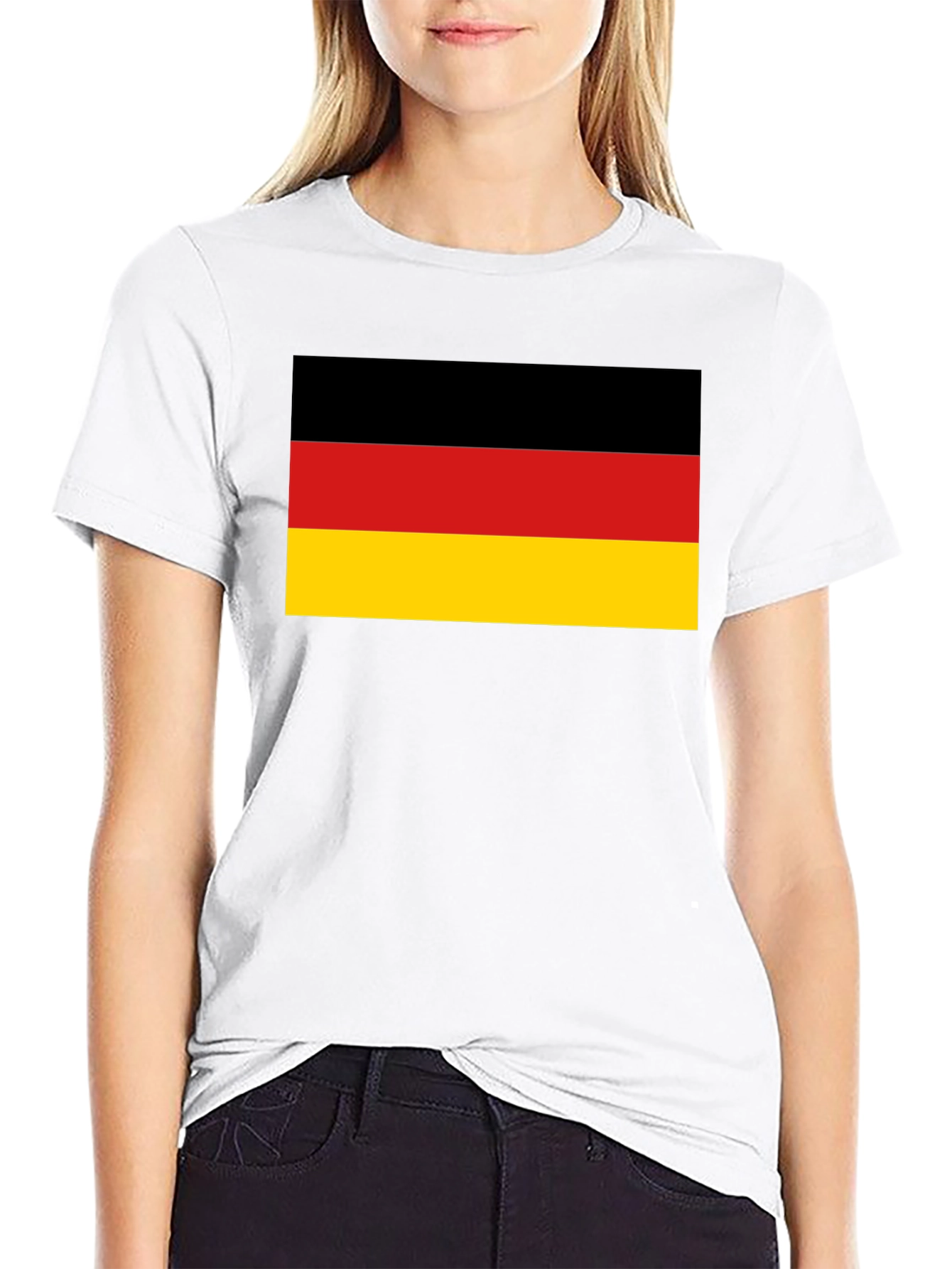 Germany Flag T-Shirt - Black Cotton Tee