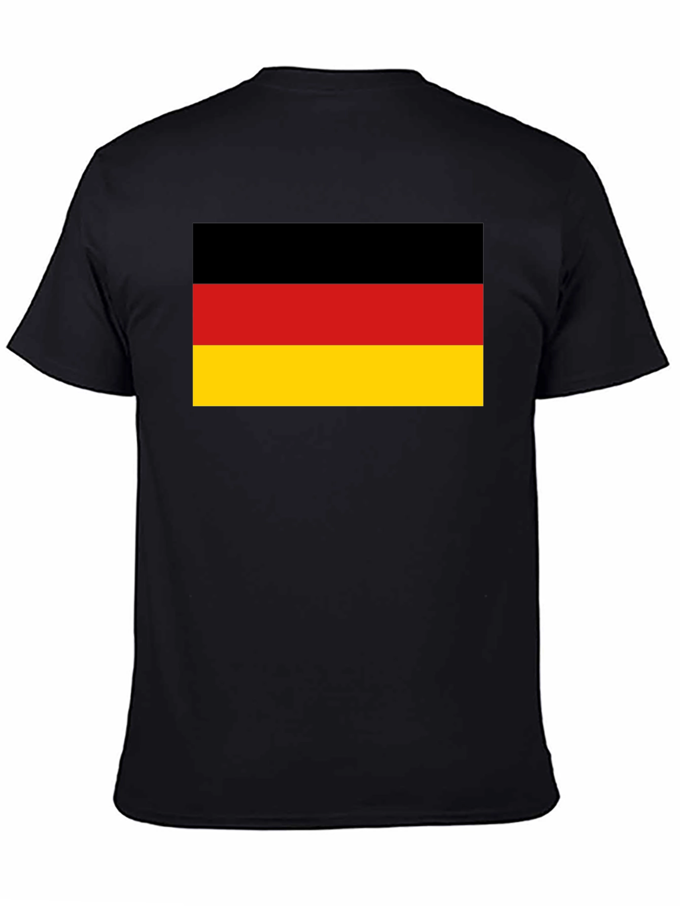 Germany Flag T-Shirt - Black Cotton Tee