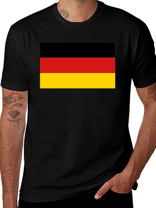 Germany Flag T-Shirt - Black Cotton Tee