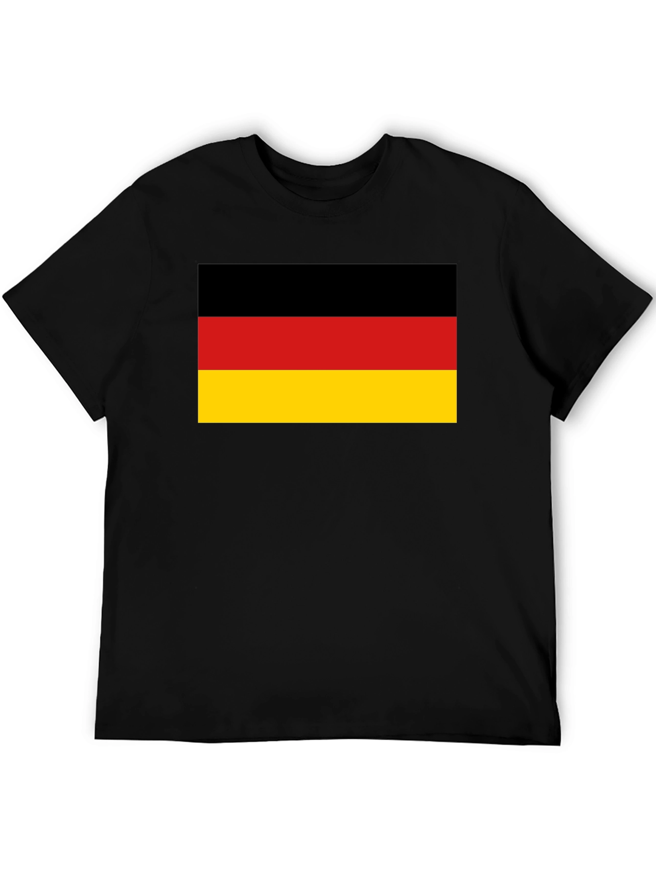 Germany Flag T-Shirt - Black Cotton Tee