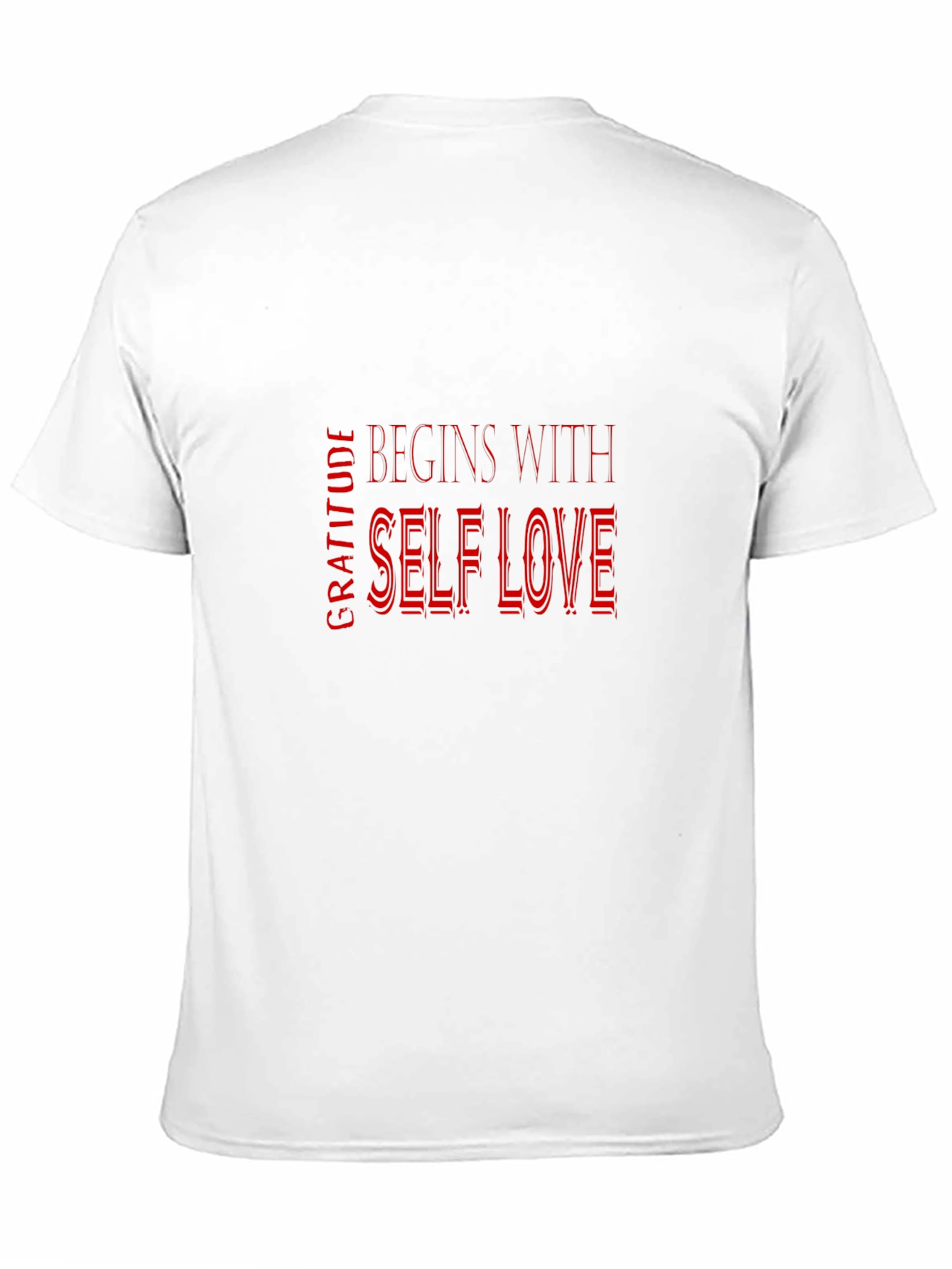 Gratitude Begins With Self Love Black T-Shirt