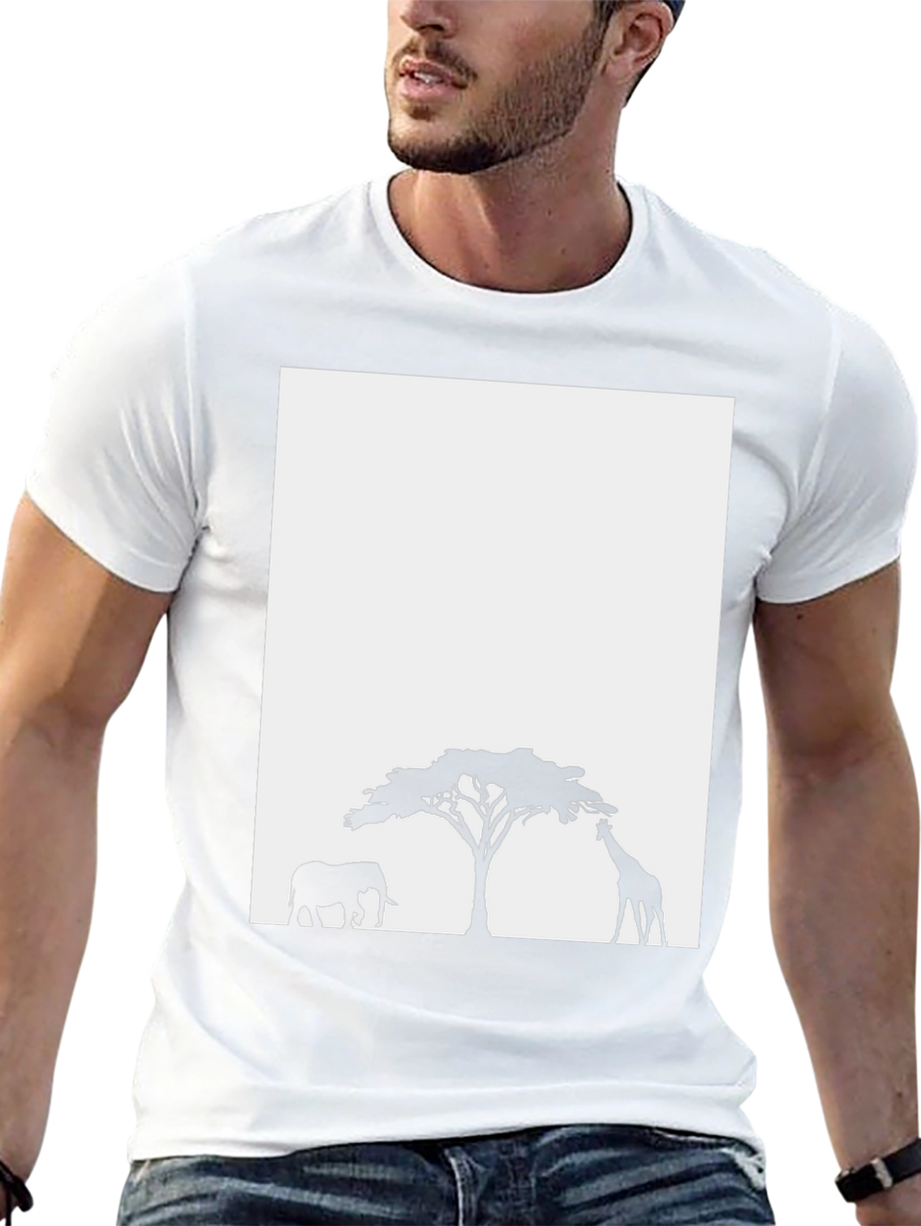 Savanna Silhouette T-Shirt - Graphic Print Tee