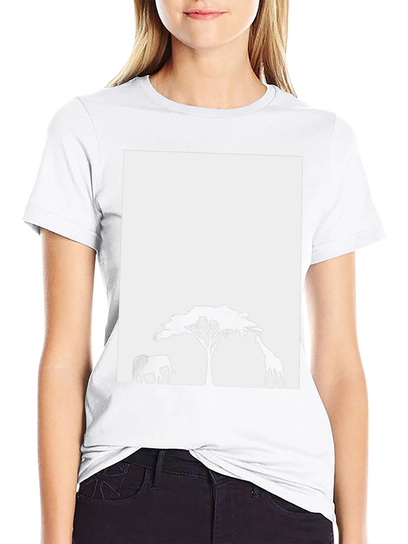 Savanna Silhouette T-Shirt - Graphic Print Tee
