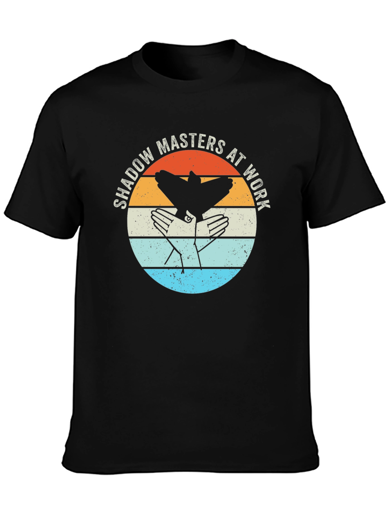 Shadow Masters at Work Black Graphic Tee