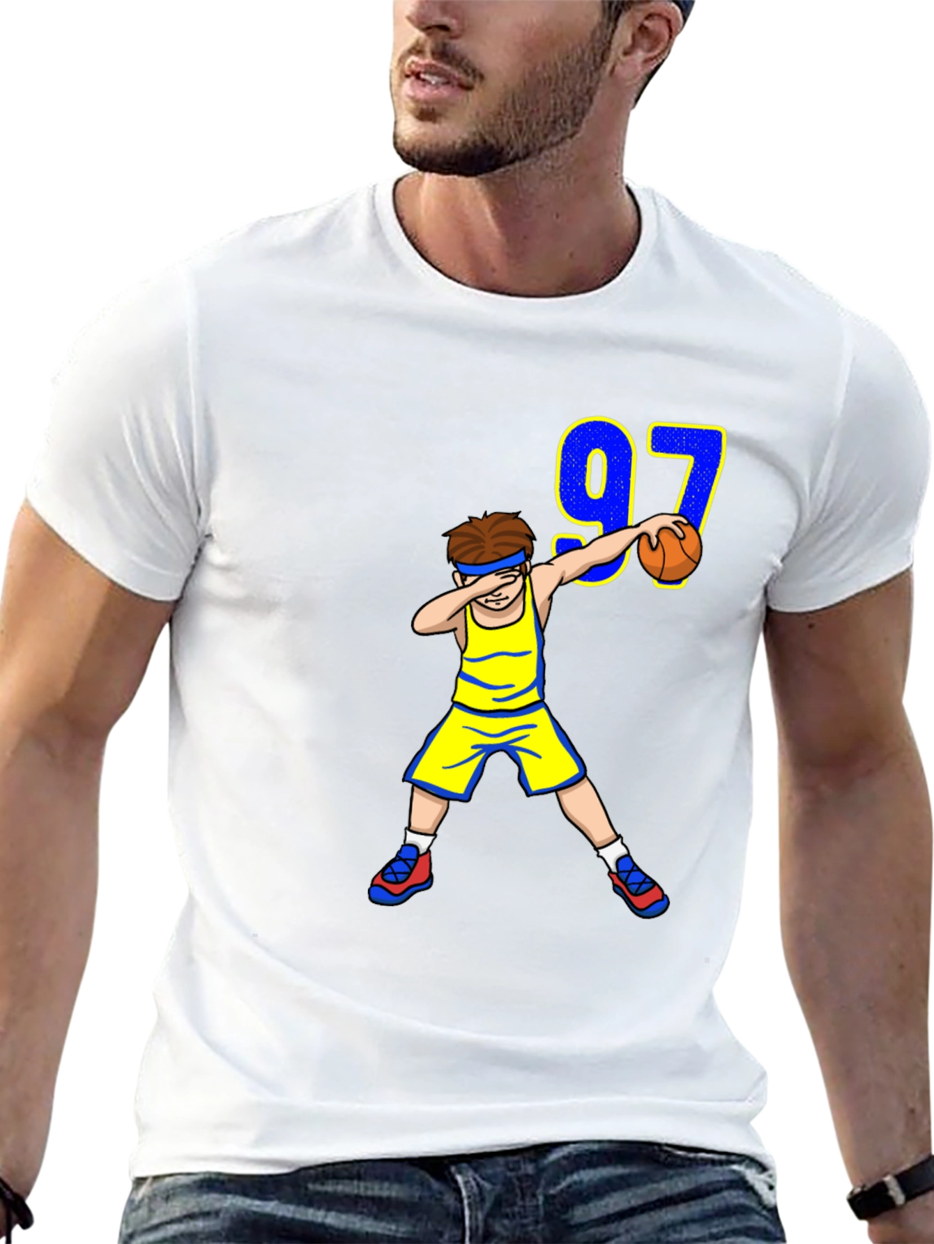 Basketball Dab T-Shirt - Number 97