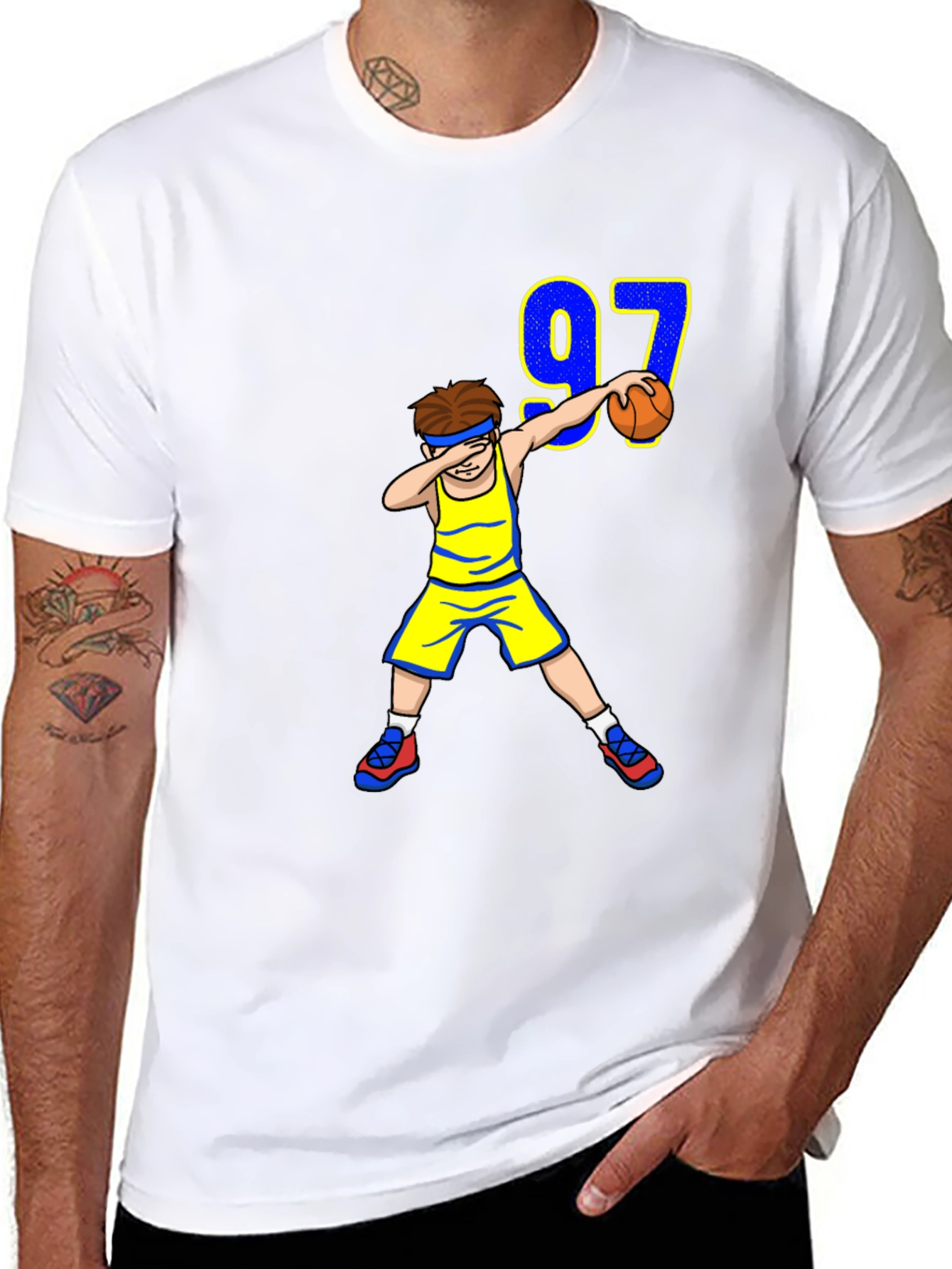 Basketball Dab T-Shirt - Number 97