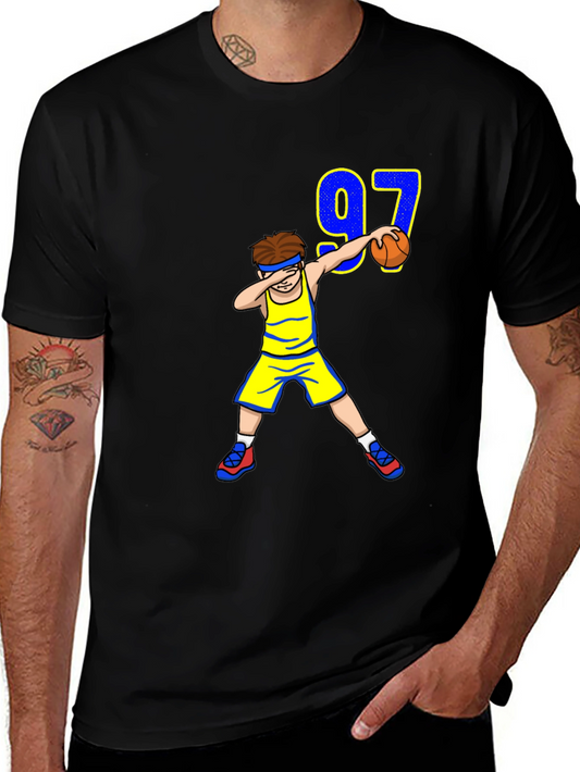 Basketball Dab T-Shirt - Number 97