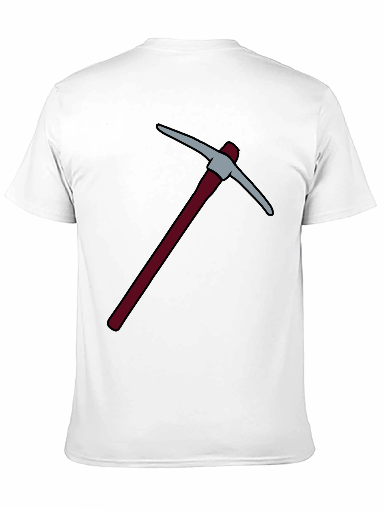 Pickaxe Graphic Tee - Black Cotton T-Shirt