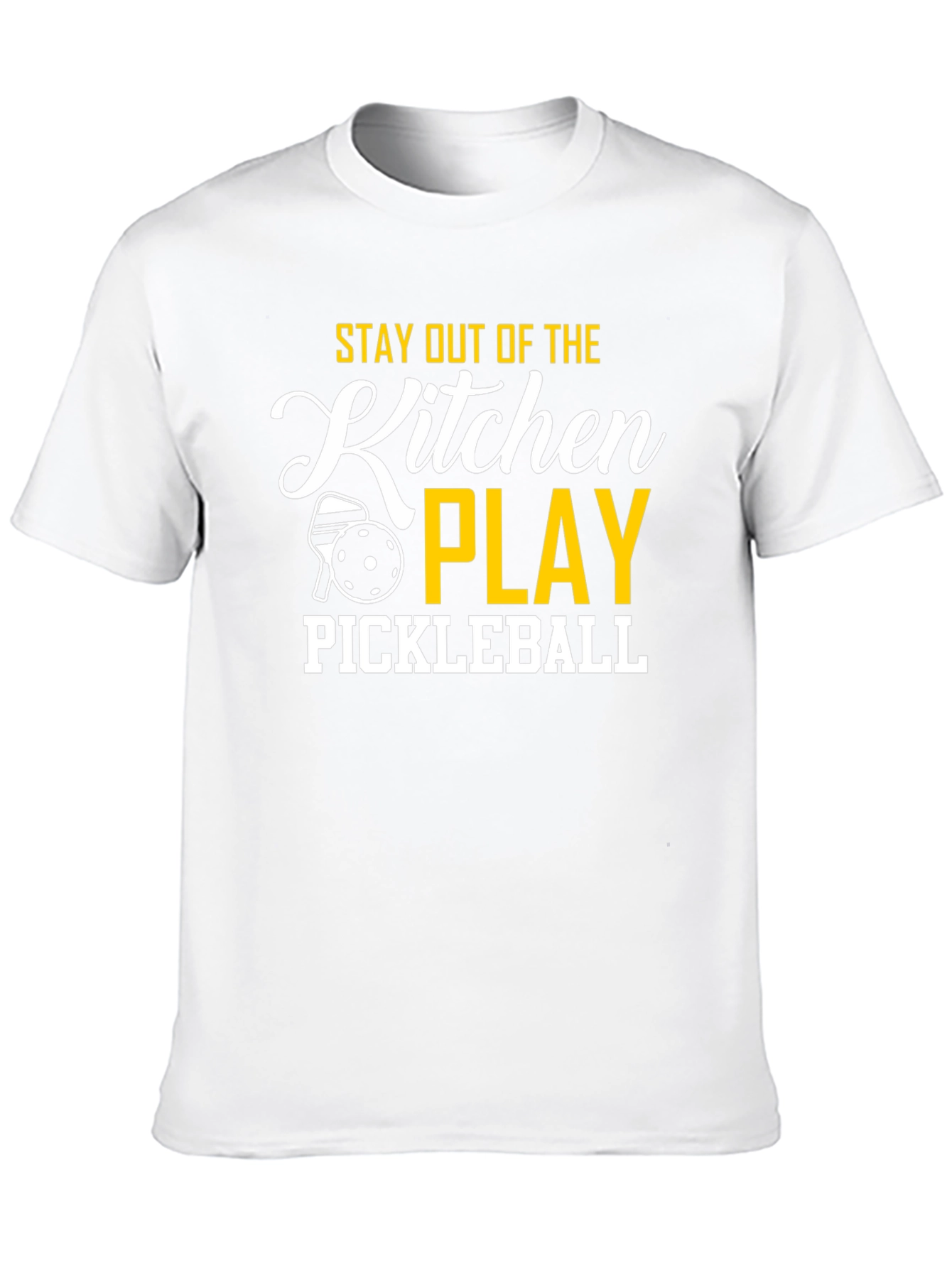 Pickleball T-Shirt: Stay Out of the Kitchen & Play!