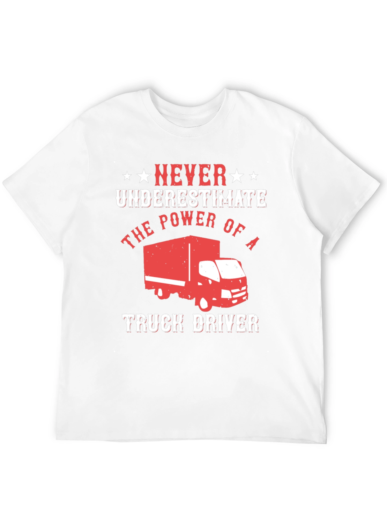 Never Underestimate Truck Driver Black T-Shirt