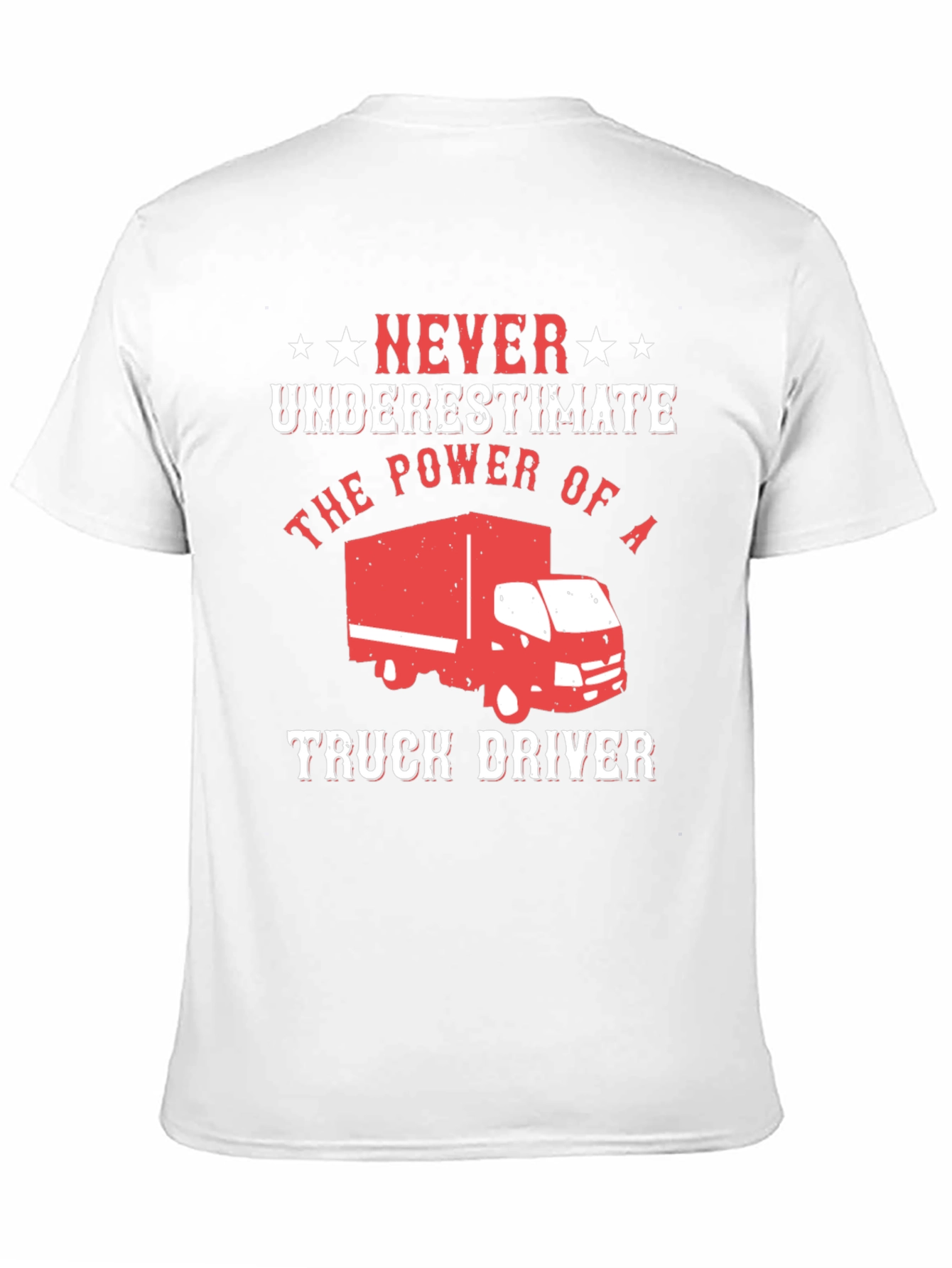 Never Underestimate Truck Driver Black T-Shirt