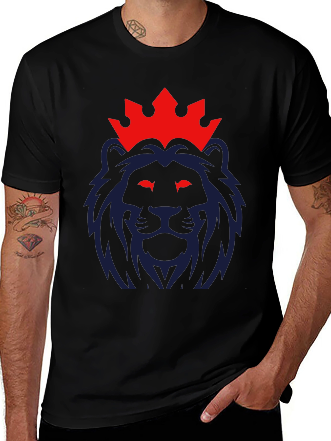 Lion King Graphic T-Shirt - Black