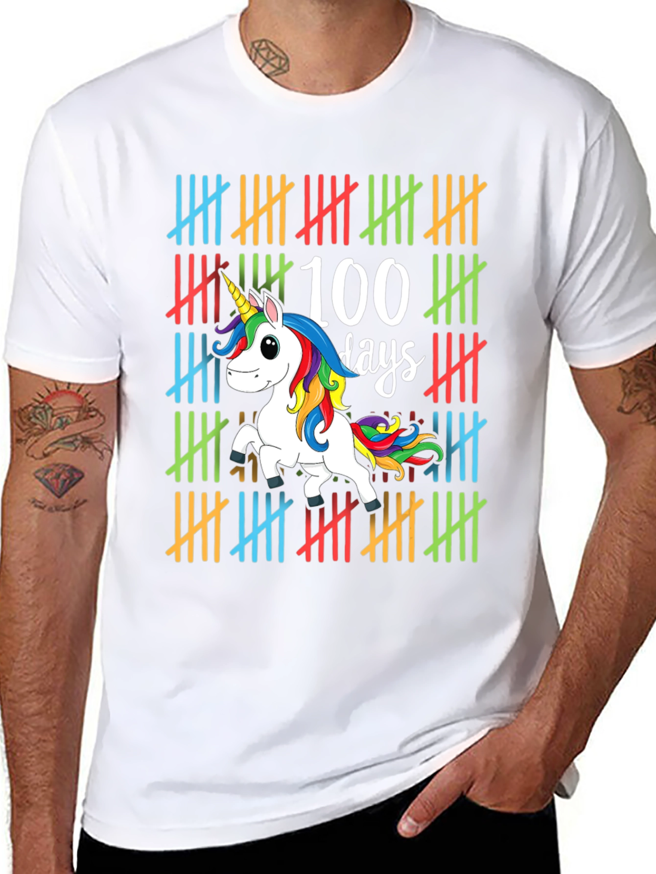 100 Days Unicorn T-Shirt