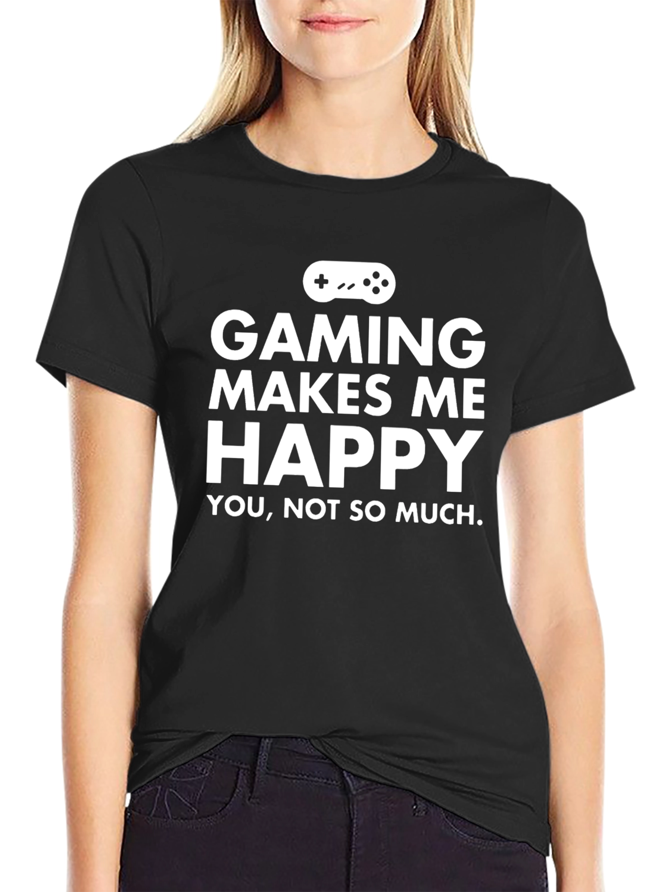 Gaming Makes Me Happy T-Shirt - Gamer Tee