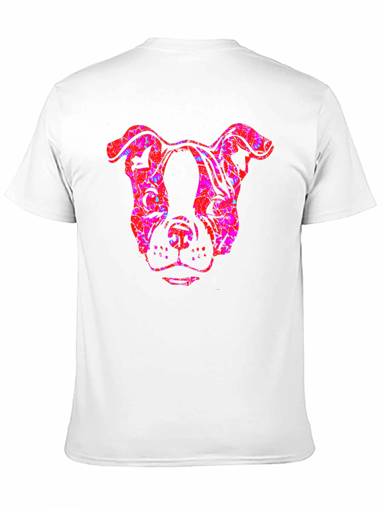 Cool Graphic Dog Head T-Shirt