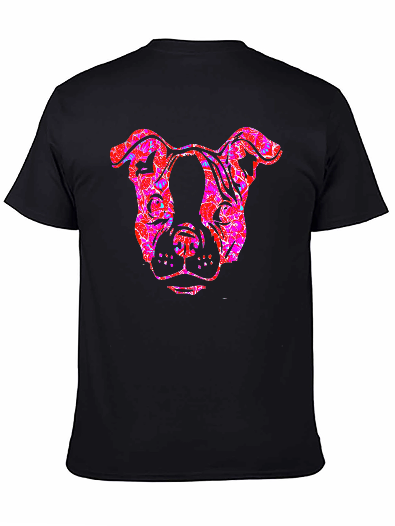 Cool Graphic Dog Head T-Shirt