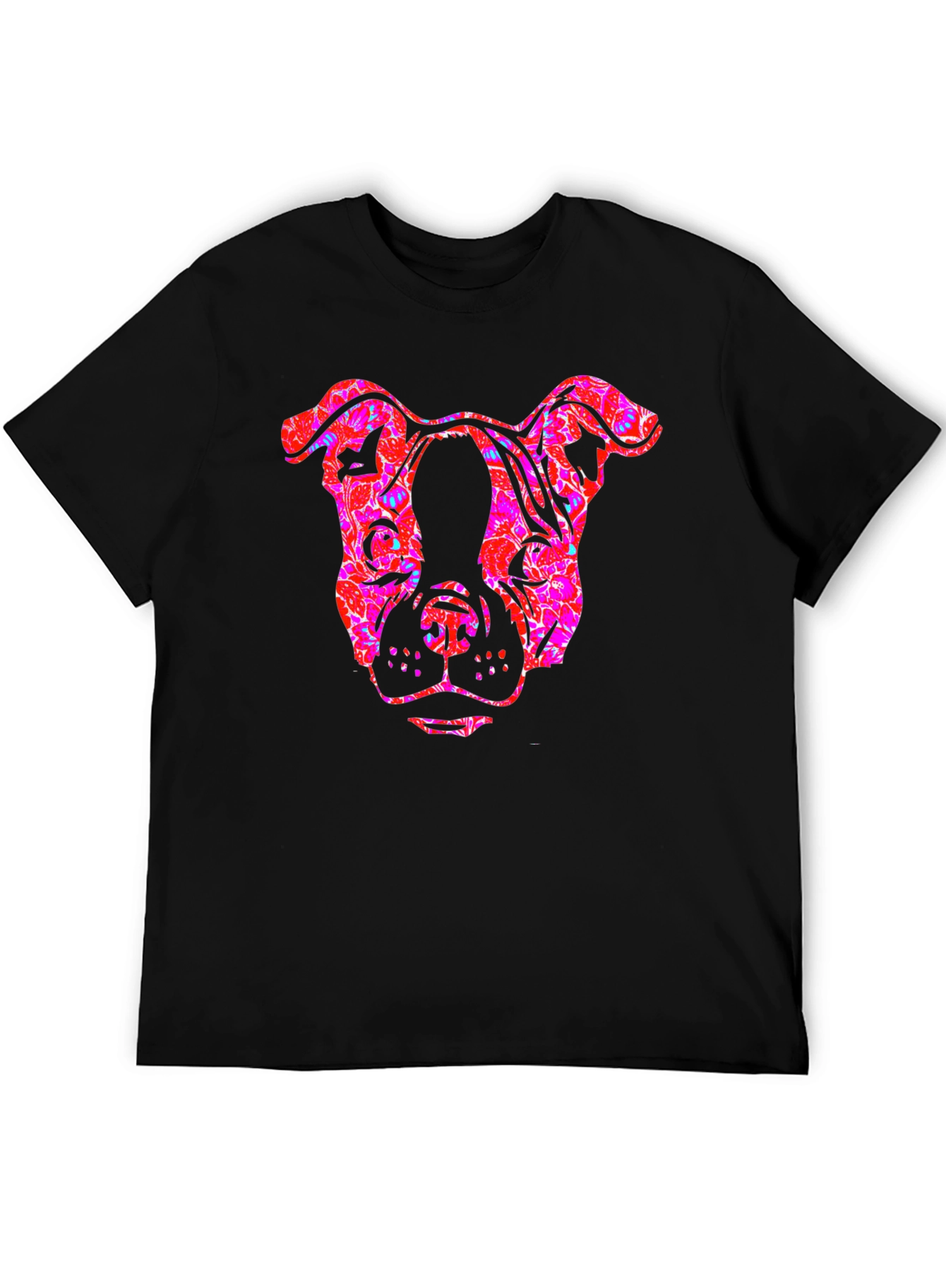 Cool Graphic Dog Head T-Shirt