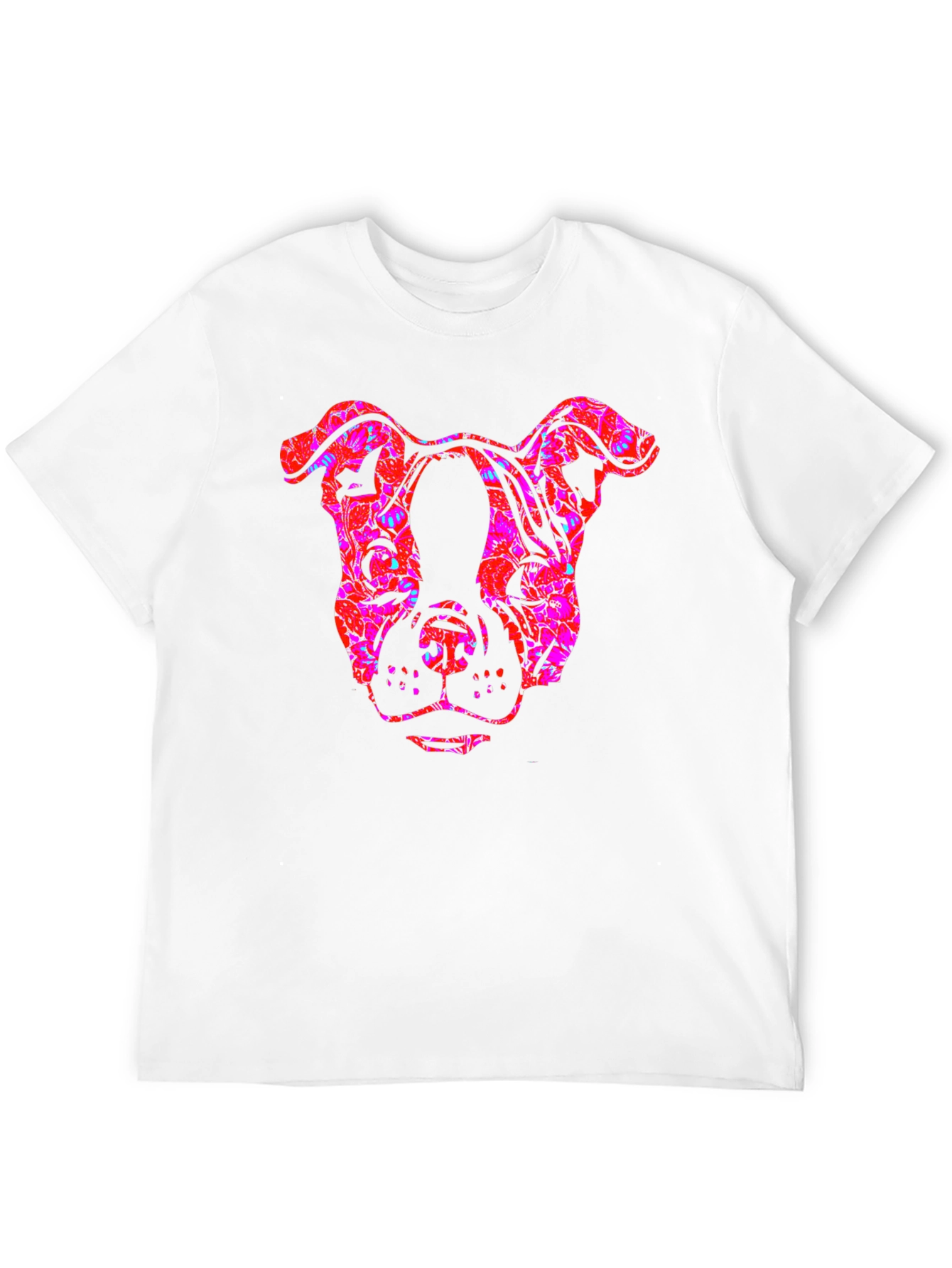 Cool Graphic Dog Head T-Shirt