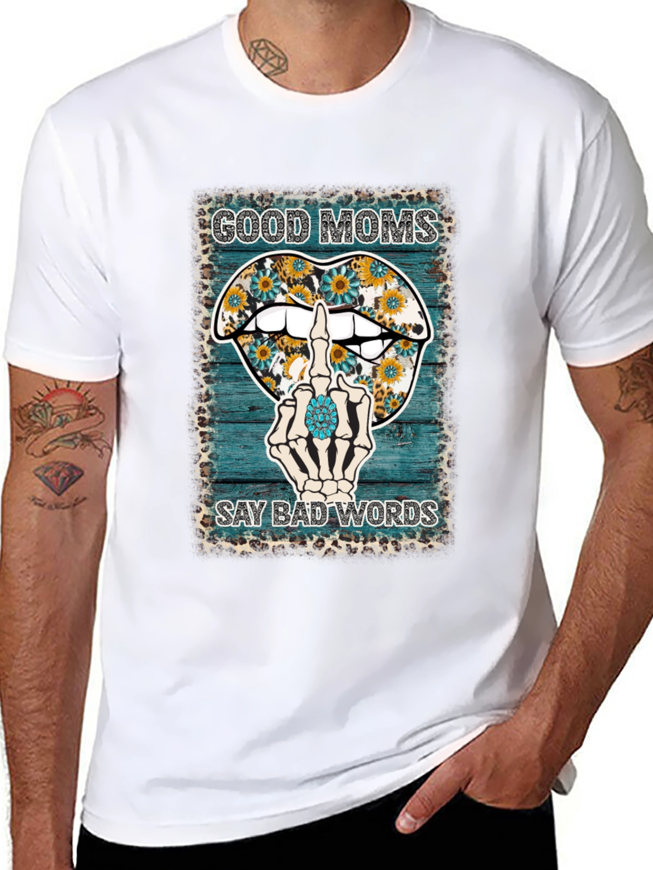 Good Moms Say Bad Words Graphic Tee