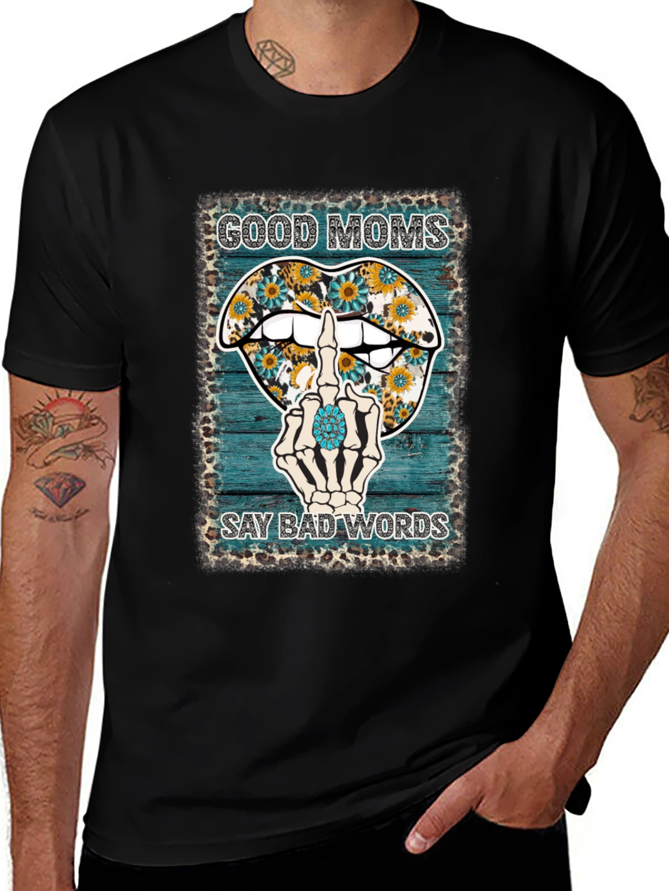 Good Moms Say Bad Words Graphic Tee