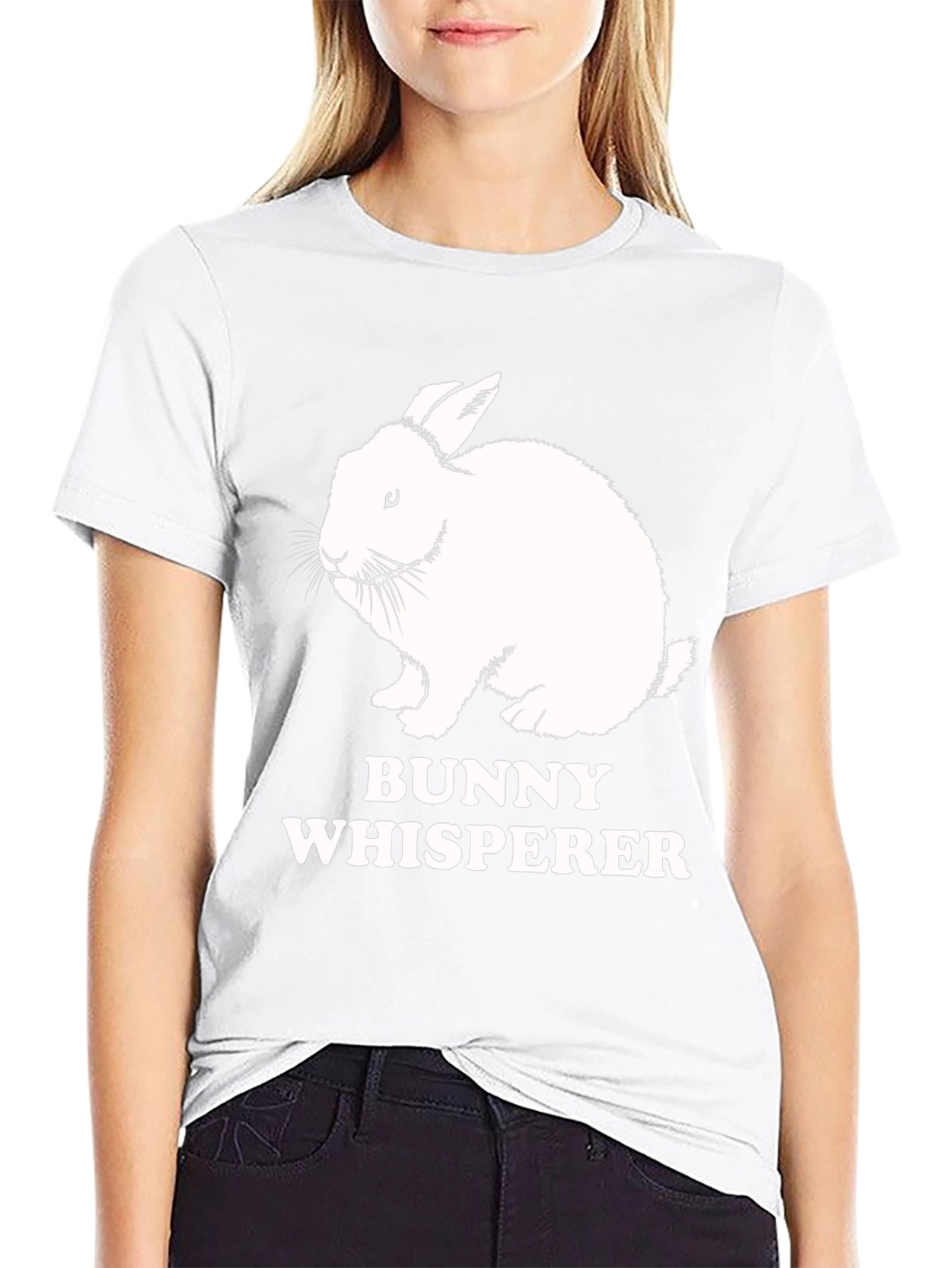 Bunny Whisperer Graphic Tee - Cute Rabbit T-Shirt