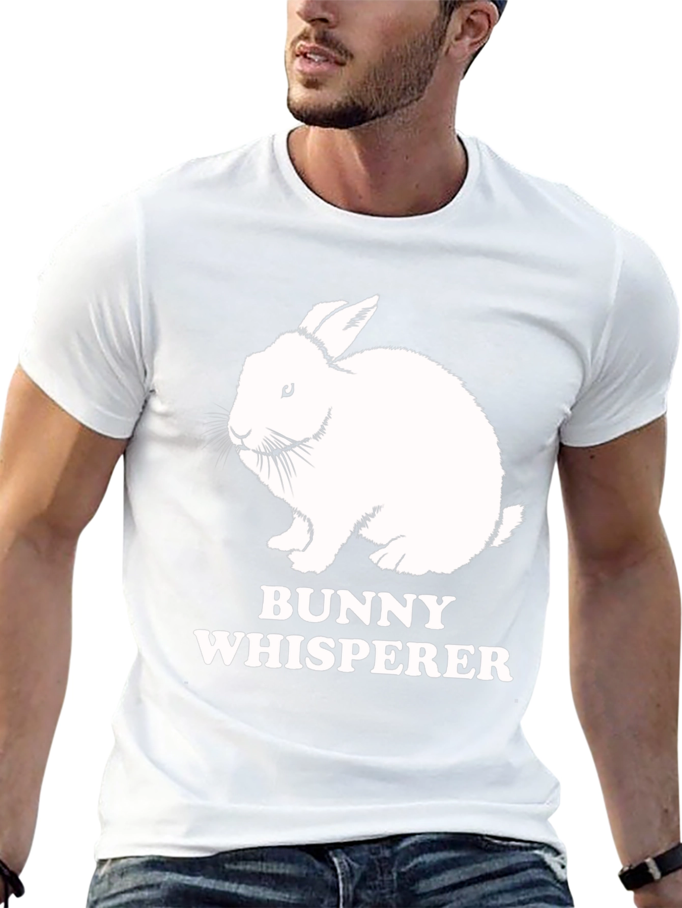 Bunny Whisperer Graphic Tee - Cute Rabbit T-Shirt